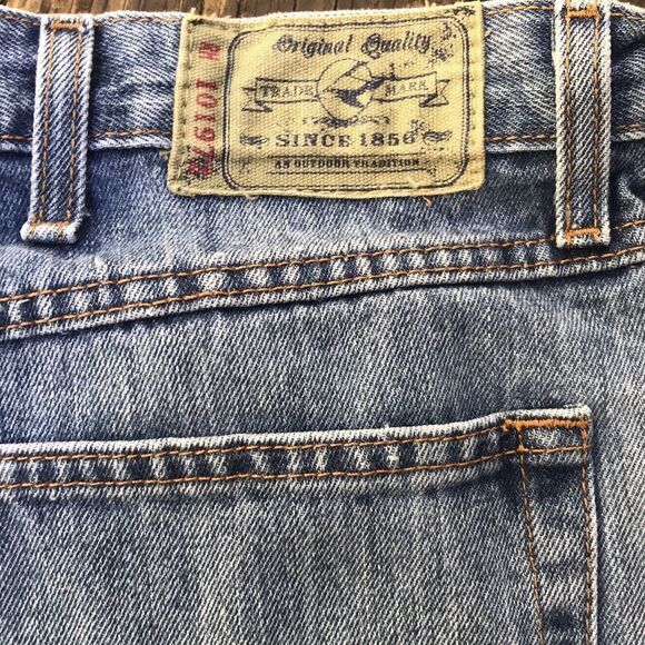 Redhead Bass Pro Shops Mens Jeans 40x30 As Easy Fit Heavyweight Blue  Denim - Picture 8 of 8